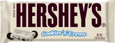 Hershey's Cookies & Crème Covered with White Chocolate 1.55 oz Each Bar Quantity 36 Bars Per Box Sweet Browse at UsaCandyWholesale.Com